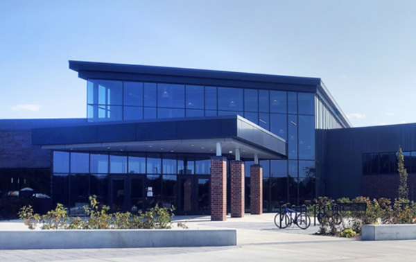 Front of the new middle school