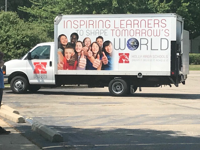 Holly Schools Food Service Truck
