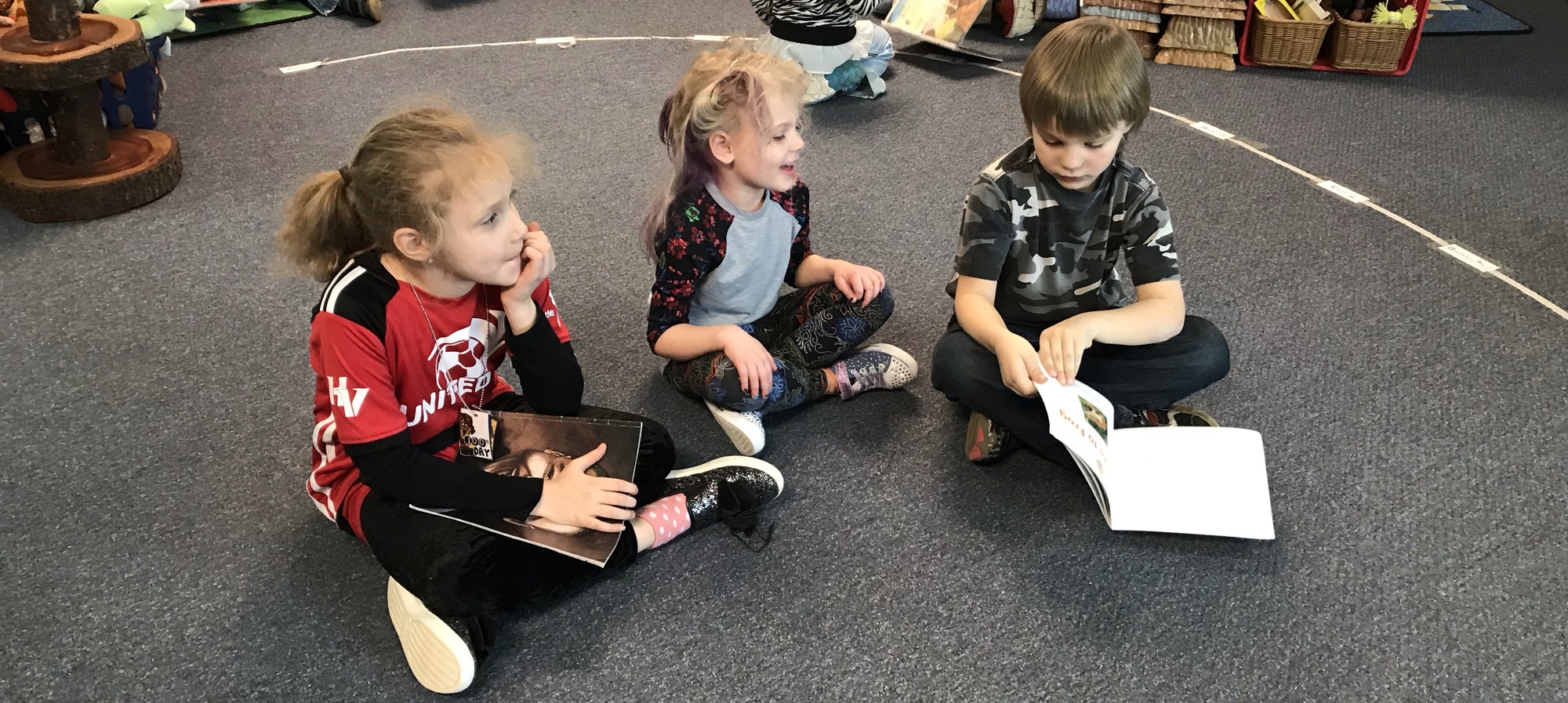 GSRP students reading with 1st grade book buddies