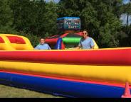 Inflatable slide and oakland county staff