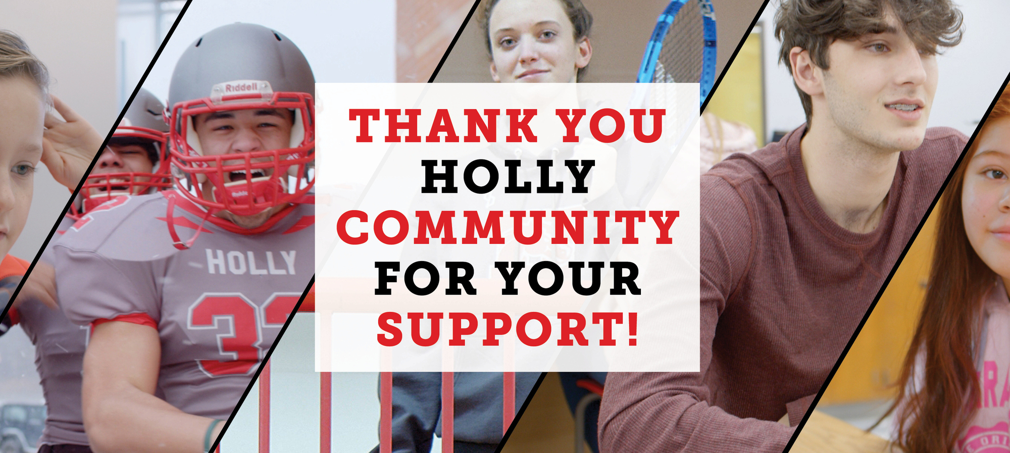 Thank you Holly Community for your support