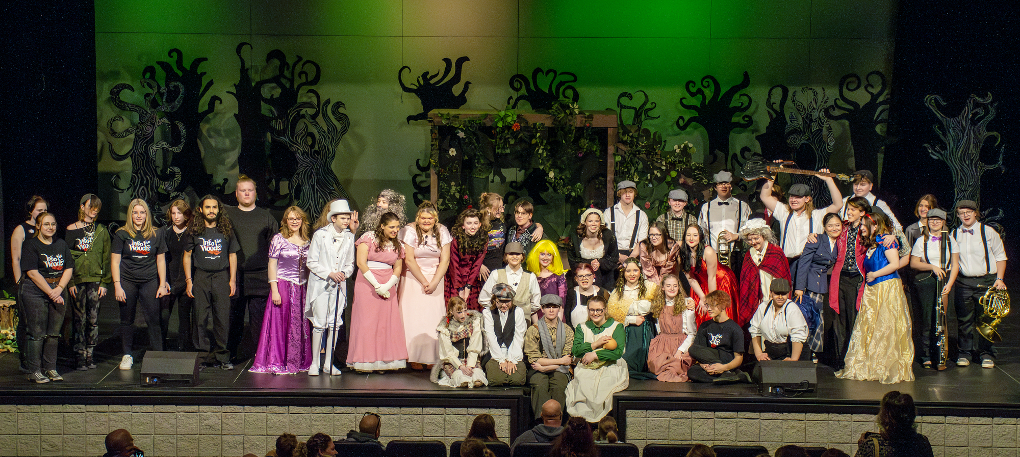 Cast and Crew from the performance "Into the Woods"