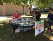 Holly Township Library table