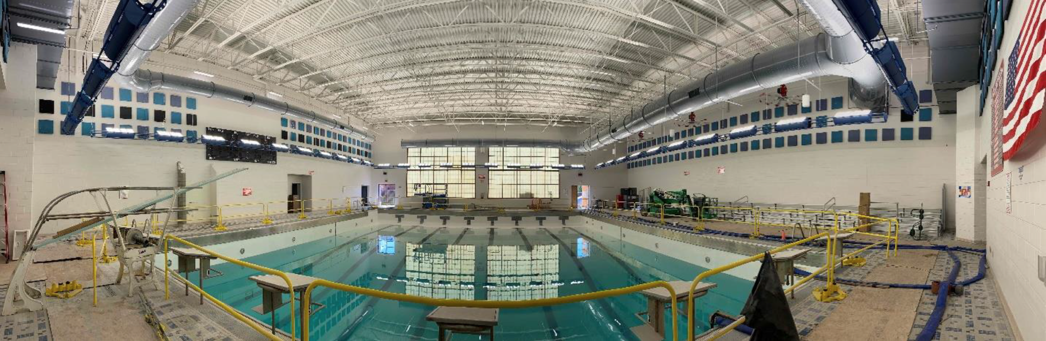 High School pool interior