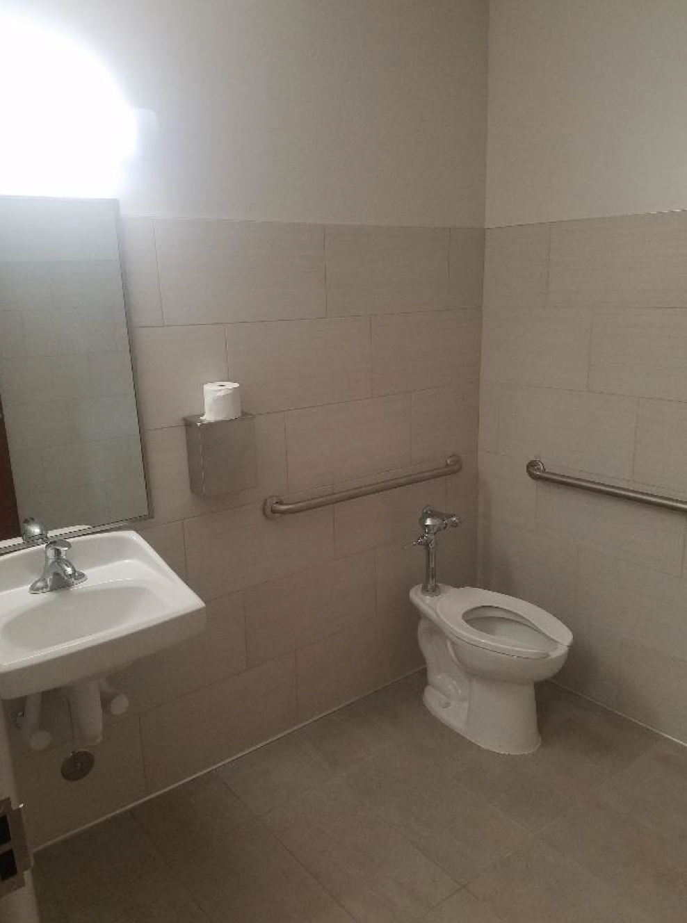New clinic bathroom
