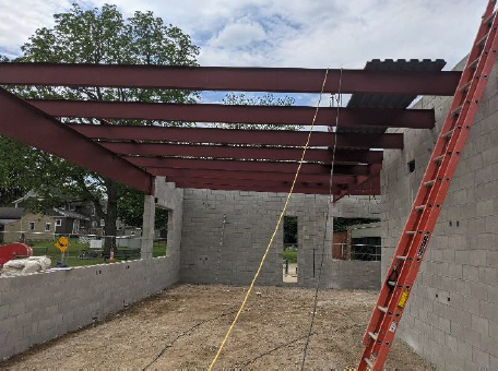 Holly Elementary – Roof Beams