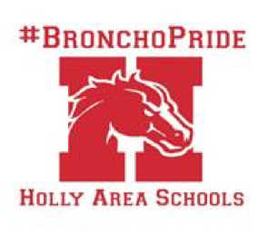 #BronchoPride Holly Area Schools logo