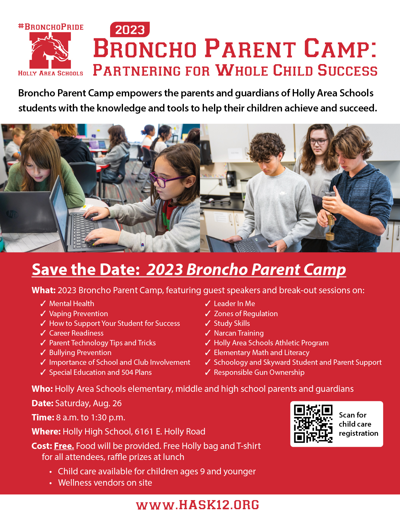 Parent Camp Flyer Image