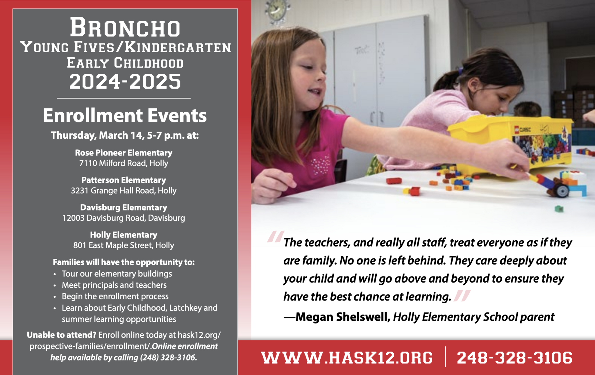 Enrollment Event Flyer image 24-25