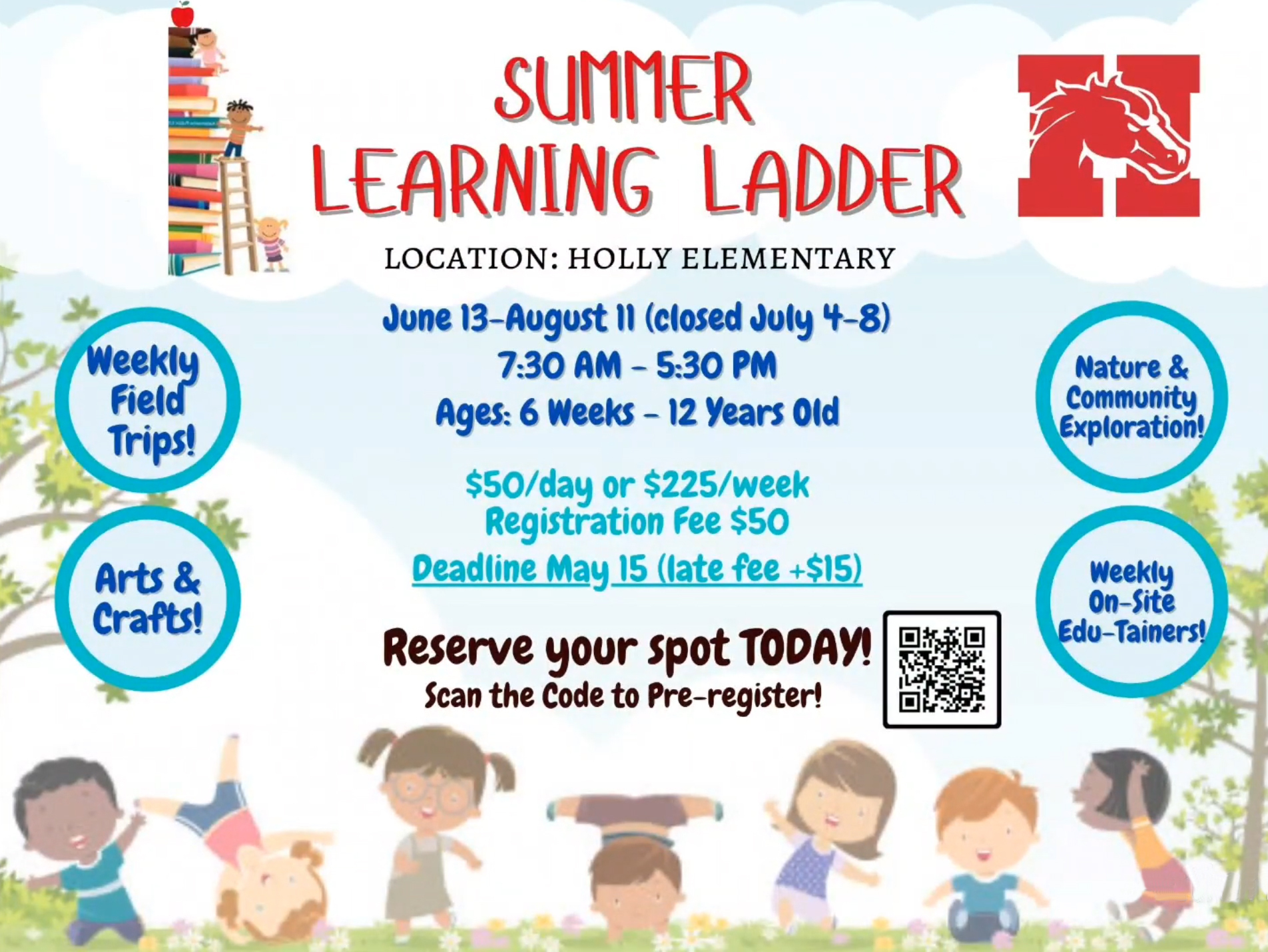 Summer Learning Ladder Flyer Image