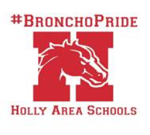 Holly logo with #BronchoPride above it