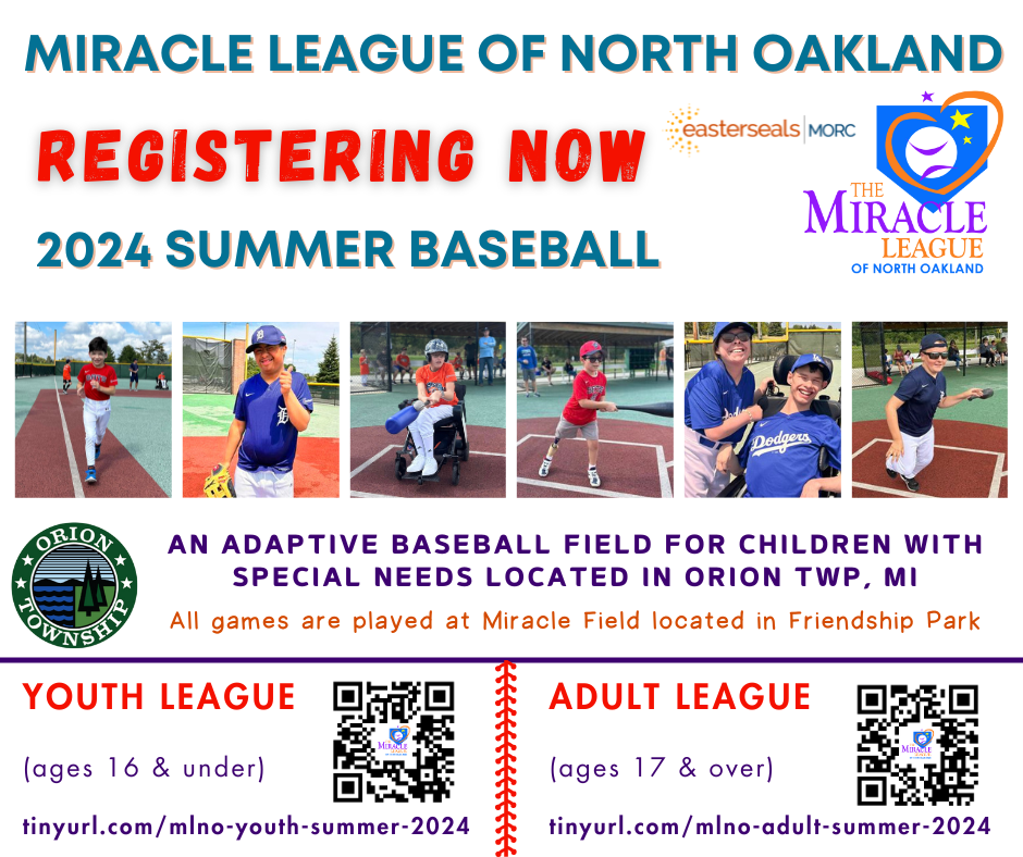 Miracle League 2024 Baseball Registration
