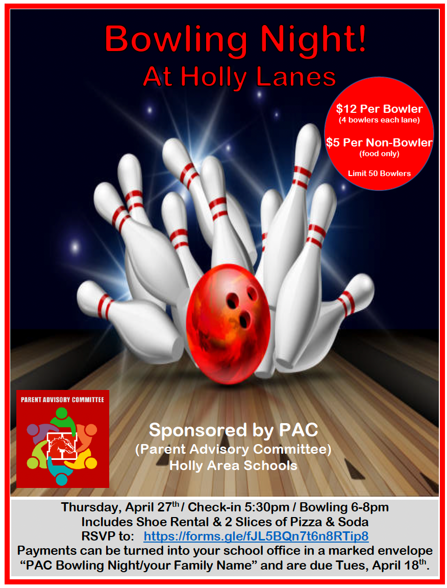 PAC Bowling Flyer for 4-27-23 Image